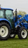 Puzzles Tractor New Holland پوسٹر