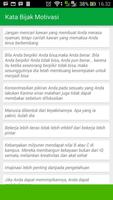 برنامه‌نما Kata Bijak dan Motivasi عکس از صفحه