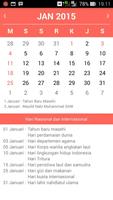 Kalender Indonesia capture d'écran 1