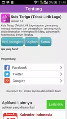 Kuis Terigu (Tebak Lirik Lagu) APK download