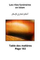 Les rites funéraires en Islam. poster