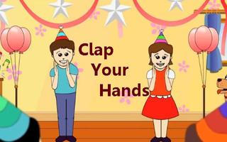 Kids Poem Clap Your Hands Affiche