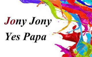 Nursery poem johny Yes Papa poster