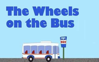 Wheels On The Bus Kids Poem الملصق