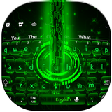 Green Hologram Tower Hợp âm Chuẩn biểu tượng