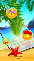 Chủ đề bàn phím Starfish Tropical 2018 ảnh chụp màn hình 1