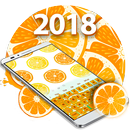 Thème Clavier Orange Eté 2018 APK