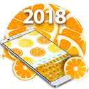 Summer Orange Keyboard Theme 2018 APK