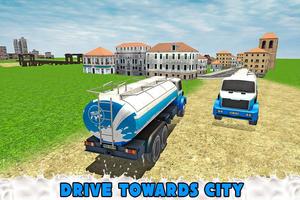 Transport Truck Milk Delivery syot layar 1