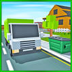 ”Blocky Garbage Truck Transport