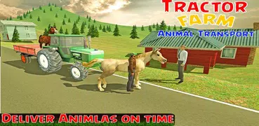 Farm Animals Tractor Driving