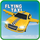 coche vuelo libre: Taxi piloto icono