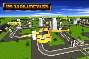 Flying Car Sim: Taxi Pilot 3D capture d'écran 1