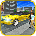 Limo Taxi Driving 3D Zeichen