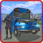 Police Bus Criminal Escape icône