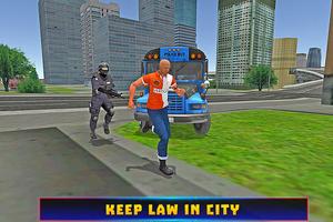 police bus chase adventure ảnh chụp màn hình 2