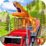 Dinosauristransporteur vrachtwagen schip simulator