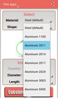 Calculate Metal Weight capture d'écran 1