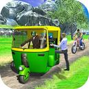 Uphill Tuk Tuk Rickshaw Game-APK