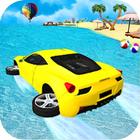 Water Floating Car Race آئیکن