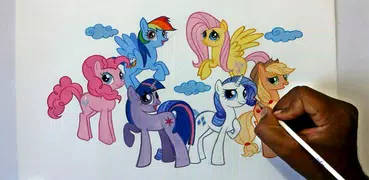 How To Draw Pony Horses
