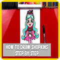 How To Draw Shopkins Step By Step