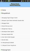 Nasihat Untuk Wanita Muslimah screenshot 1