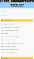 Hikmah & Nasihat Nikah Islami capture d'écran 1