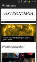 Astronomía para niños y mayore poster