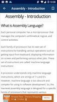 Assembly Programming Tutorials capture d'écran 2