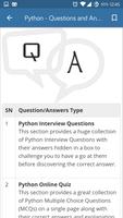 Python Interview Tutorials captura de pantalla 2