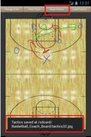 basket-ball carte de coach capture d'écran 2