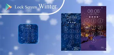 winter lock screen