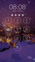 برنامه‌نما winter lock screen عکس از صفحه