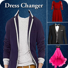 Stylish ManWoman Dress Changer Zeichen