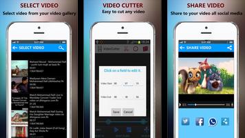 Video Cutter Real Video Trimer Plakat