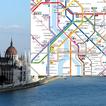 ”Budapest metró térkép