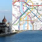Budapest metró térkép icono