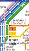 Budapest metró térkép captura de pantalla 2