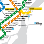 Carte du métro de Montréal icône