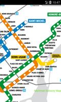 Carte du métro de Montréal پوسٹر