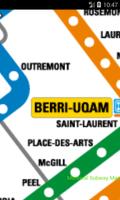 Carte du métro de Montréal capture d'écran 1