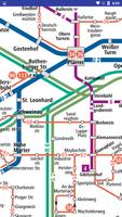 Nürnberg Fürth Bahn Deutsche U-Bahn Karte Affiche