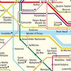 Plan du métro de Paris France-icoon