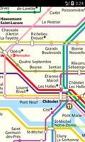 Plan du métro de Paris France screenshot 1