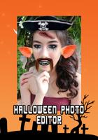 Halloween Makeup photo editor Affiche