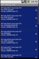 ZIP Code Lookup تصوير الشاشة 1