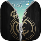 Madrid Zipper Real Lock Screen icono