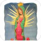 Virgen de Guadalupe Familia icono