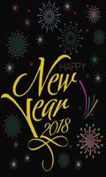Feliz Año Nuevo 2018 Affiche